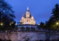 Basilica Sacre Coeur in Montmartre in Paris Royalty Free Stock Photo