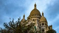 The famous basilica Sacre Coeur, Paris, France Royalty Free Stock Photo