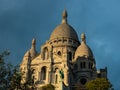 The famous basilica Sacre Coeur, Paris, France Royalty Free Stock Photo
