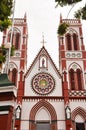 Basilica of the sacred heart of Jesus facade Royalty Free Stock Photo