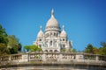 The Basilica of the Sacred Heart in Montmartre, Paris France Royalty Free Stock Photo
