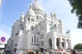 The Basilica of the Sacred Heart in Paris Royalty Free Stock Photo