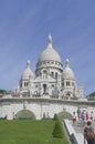 The Basilica of the Sacred Heart in Paris Royalty Free Stock Photo