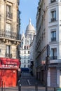 Basilica sacred heart in Paris France.