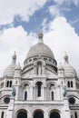 Basilica of the Sacred Heart, Sacre Coeur in Montmartre, Paris France. Tourism in Europe. Top Destinations in Europe Royalty Free Stock Photo