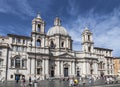 The Basilica of Saint Agnes in Piazza Navona