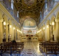 The Basilica of Saint Clement. Rome, Italy Royalty Free Stock Photo