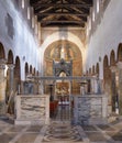 The Basilica of Saint Mary in Cosmedin. Rome, Italy Royalty Free Stock Photo