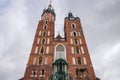 St Mary Basilica in Krakow, Poland Royalty Free Stock Photo