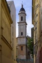 Basilica Saint Michel Archange at Menton in France Royalty Free Stock Photo