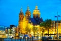 The Basilica of Saint Nicholas (Sint-Nicolaasbasiliek) in Amsterdam Royalty Free Stock Photo