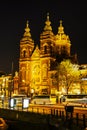 The Basilica of Saint Nicholas (Sint-Nicolaasbasiliek) in Amsterdam Royalty Free Stock Photo