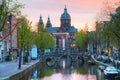 The Basilica of Saint Nicholas (Sint-Nicolaasbasiliek) in Amsterdam Royalty Free Stock Photo