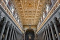 Basilica of Saint Paul outside the walls Basilica Papale San Paolo fuori le Mura Rome Italy Royalty Free Stock Photo