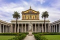 Basilica of Saint Paul outside Walls in Rome, Italy Royalty Free Stock Photo