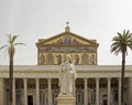 Basilica of Saint Paul Outside the Walls, Rome Italy Royalty Free Stock Photo