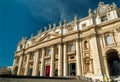 Basilica of Saint Peter (San Pietro) in Vatican, Rome Royalty Free Stock Photo