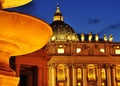 Basilica of Saint Peter in Vatican City, Italy Royalty Free Stock Photo