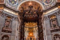 Basilica of saint Peter, Vatican city, Vatican Royalty Free Stock Photo