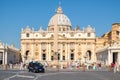 The Basilica of Saint Peter at the Vatican City Royalty Free Stock Photo