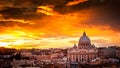 Basilica of Saint Peter in the Vatican Royalty Free Stock Photo