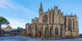 Basilica of Saints Nazarius and Celsus, Carcassonne, France. Copy space for text