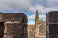 Basilica of Saints Nazarius and Celsus, Carcassonne, France. With selective focus
