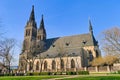 Basilica of Saints Peter and Paul, side view, Vysehrad, Prague, Czech Republic Royalty Free Stock Photo