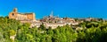 The Basilica of San Domenico and the Cathedral of Siena in Tuscany, Italy Royalty Free Stock Photo