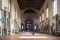 Basilica San Domeniko Siena, Lights and Darks in interior of Church, Tuscany, Italy Royalty Free Stock Photo