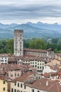 Basilica of San Frediano in Lucca, Italy. Royalty Free Stock Photo