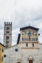 Basilica of San Frediano in Lucca, Italy. Royalty Free Stock Photo