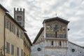 Basilica of San Frediano, situated on the Piazza San Frediano in Lucca, Italy. Royalty Free Stock Photo