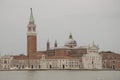 Basilica of San Giorgio, exterior of Palladio church, city of Venice.