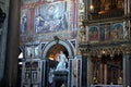 The Basilica of San Giovanni in Laterano Italian: Basilica di San Giovanni in Laterano is the cathedral of Rome and the ecclesia-I Royalty Free Stock Photo