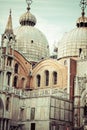 The Basilica of San Marco in St. Marks square in Venice, Italy Royalty Free Stock Photo