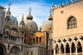 The Basilica of San Marco in St. Marks square in Venice, Italy Royalty Free Stock Photo