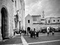 Basilica San Nicola, Bari, Italy, cloudy weather, seaside town, historic building, architecture