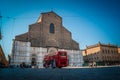 The Basilica of San Petronio in Piazza Maggiore in Bologna, Italy Royalty Free Stock Photo