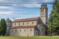 Historical church. Basilica S. Vittore IX C., Arsago Seprio, Italy