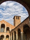 Basilica of Sant Ambrogio in Milan, Italy Royalty Free Stock Photo