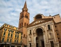 Basilica of Sant Andrea in Mantua, Lombardy Royalty Free Stock Photo