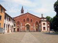Basilica of Sant\'Eustorgio, Milan, Italy Royalty Free Stock Photo