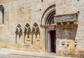 Basilica of Sant Feliu of Gerona, Costa Brava, Catalonia, Spain. Royalty Free Stock Photo