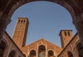 The Basilica of Sant'Ambrogio, Milan, Lombardy, Northern Italy.