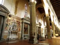 The Basilica of Santa Croce in Florence, ITALY Royalty Free Stock Photo