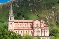 Basilica of Santa Maria, Covadonga, Asturias, Spain Royalty Free Stock Photo