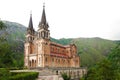 Basilica of Santa Maria in Covadonga. Royalty Free Stock Photo