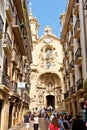 Basilica of Santa Maria del Coro in San Sebastian Royalty Free Stock Photo