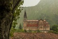 Basilica of Santa Maria la Real in Covadonga, Asturias Royalty Free Stock Photo